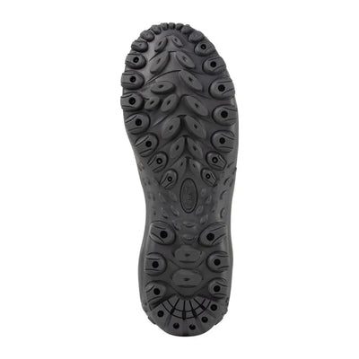 Rubber sole of Viper Venom Boots featuring deep treads and circular gripping patterns