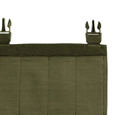 Olive green Viper VX Buckle Up SMG Mag Panel with top attachment clips for easy use