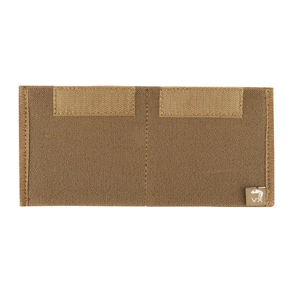 Tan canvas wallet with Velcro for Viper VX Double Rifle Mag Sleeve XL