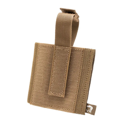 Tan tactical pouch with strap for Viper VX Pistol, perfect for country clothing gear