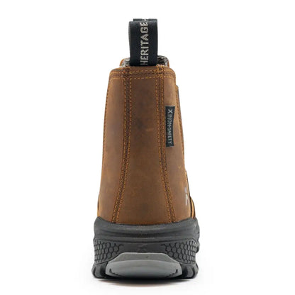 Xpert Heritage Rancher non-safety work boot in brown leather with black sole