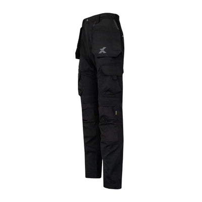 Black work trouser with cargo pockets from Xpert Pro Stretch+ for country clothing or hunting