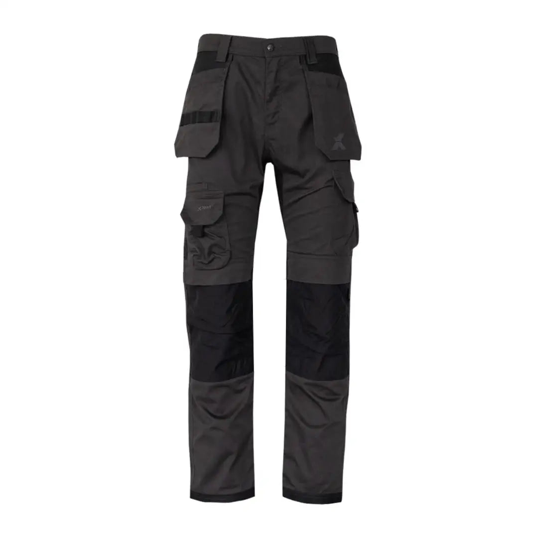 Men’s dark gray work trouser with utility pockets from Xpert Pro Stretch+ for country clothing and hunting