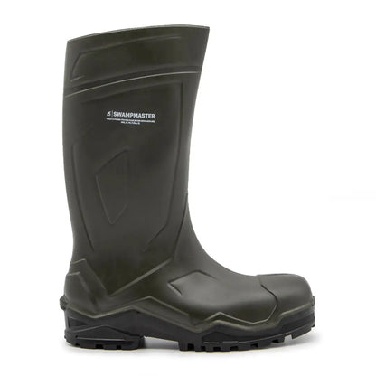 Dark green Xpert Swampmaster Pro waterproof work boot for hunting and country clothing
