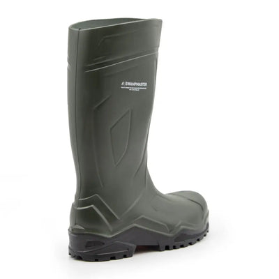 Dark green Xpert Swampmaster Pro work boot with reinforced toe for hunting and country clothing