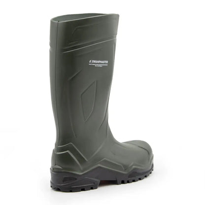Dark green Xpert Swampmaster Pro work boot with reinforced toe for hunting and country clothing
