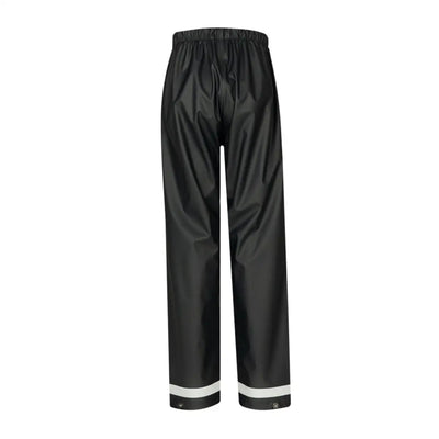 Black waterproof rain pants with reflective stripes from Xpert Swampmaster Stormgear Junior