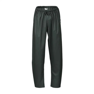 Dark green Xpert Swampmaster Stormgear waterproof trousers with elastic waist and drawstring