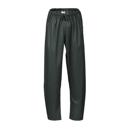 Dark green Xpert Swampmaster Stormgear waterproof trousers with elastic waist and drawstring