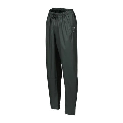 Dark green Xpert Swampmaster Stormgear waterproof trousers with elastic drawstring waist