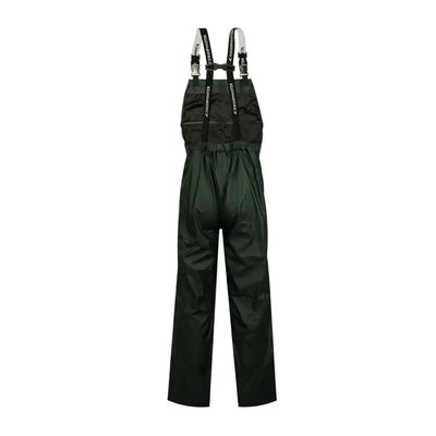 Dark green Xpert Swampmaster waterproof bib overalls with adjustable suspenders for hunting
