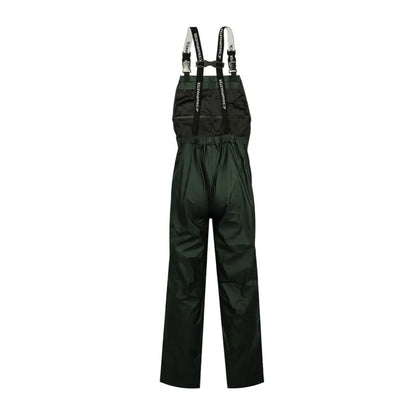Dark green Xpert Swampmaster waterproof bib overalls with adjustable suspenders for hunting