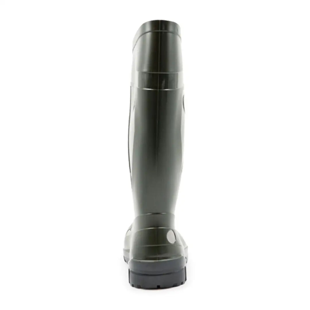 Dark green Xpert Swampmaster Titan S5 Safety PVC Wellington boot for tough outdoor work