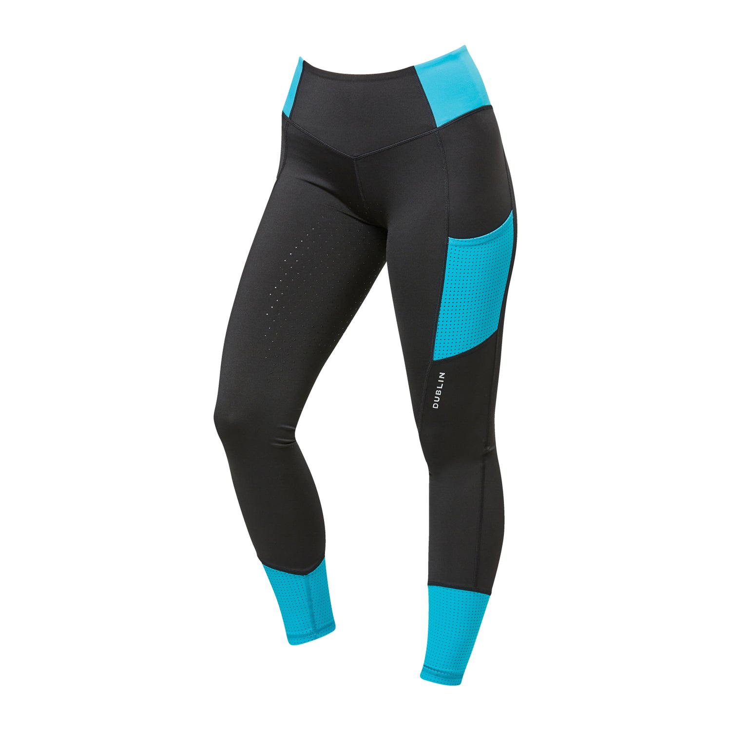 Dublin Power Performance Mid Rise Colour Block Tights | New Forest Clothing