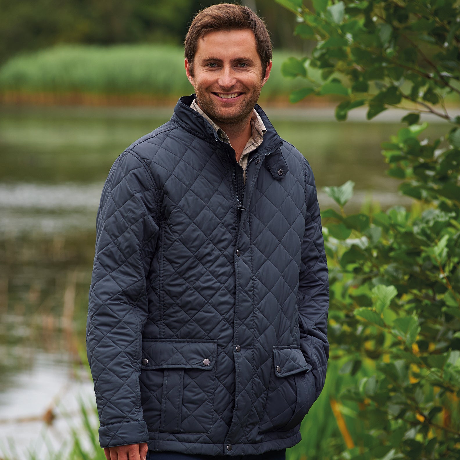 Champion Padstow Quilted Jacket  Diamond Quilted Jacket – New