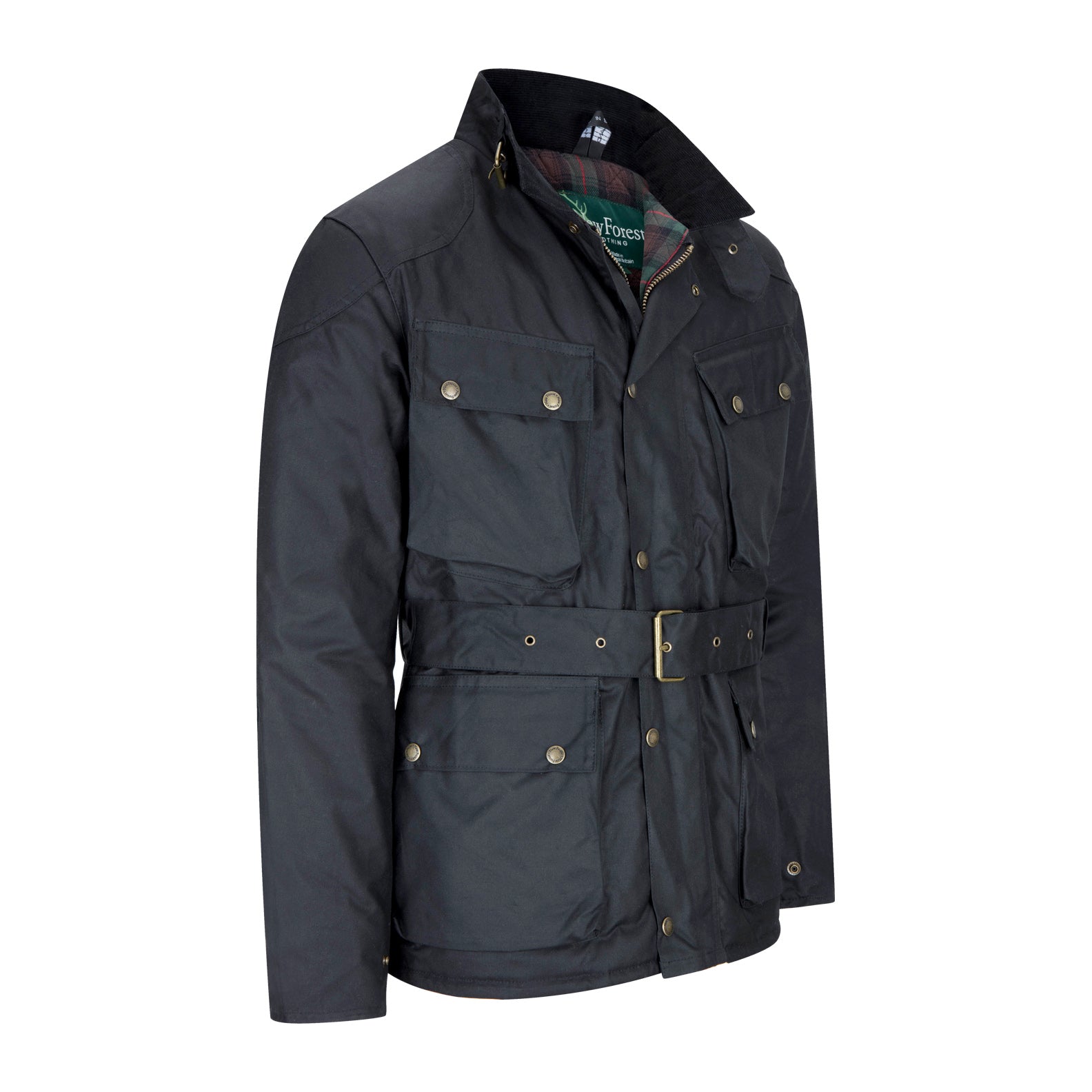 Mens Biker Wax Jacket | New Forest Clothing
