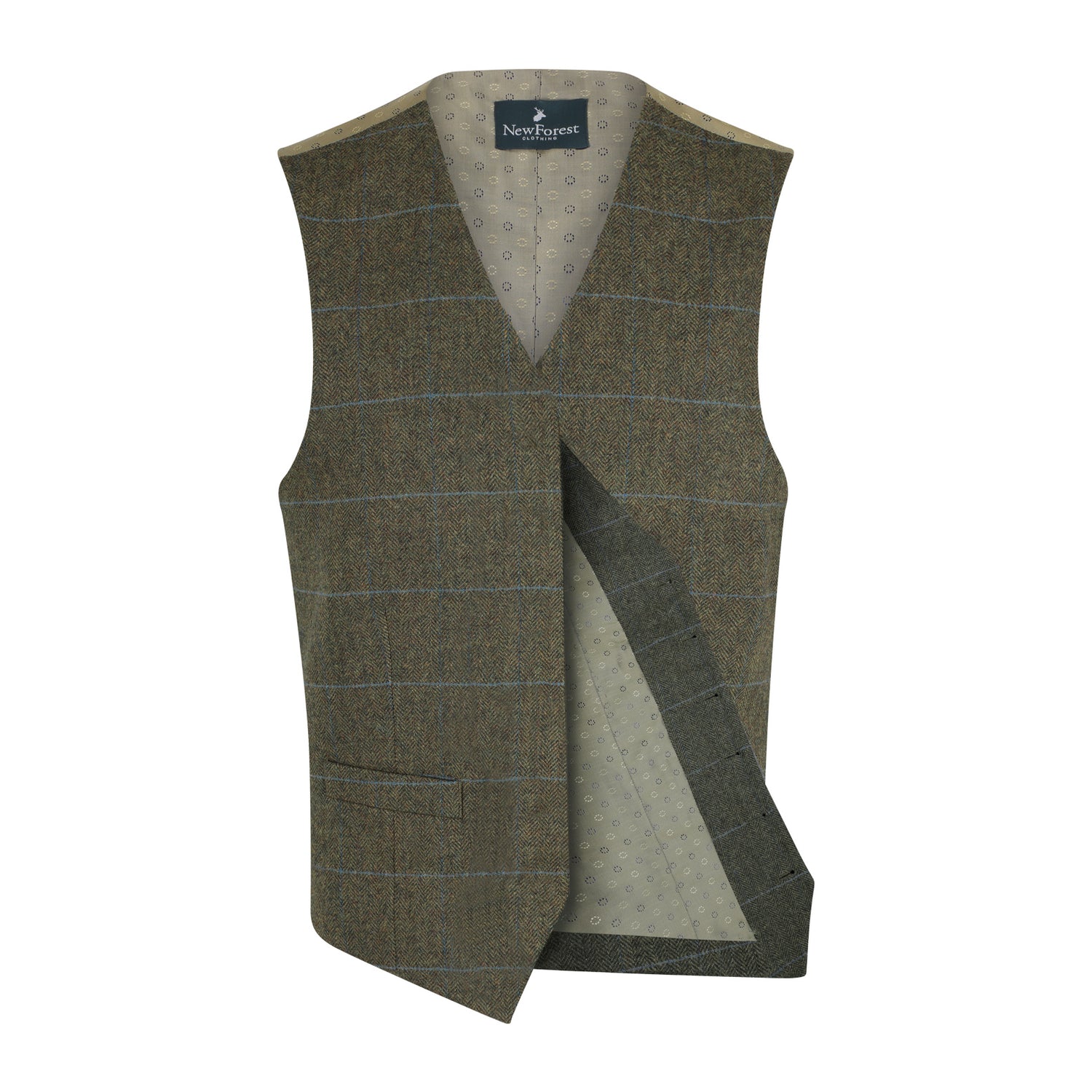 New-Forest-Premium-100%-Wool-Tweed-Waistcoat