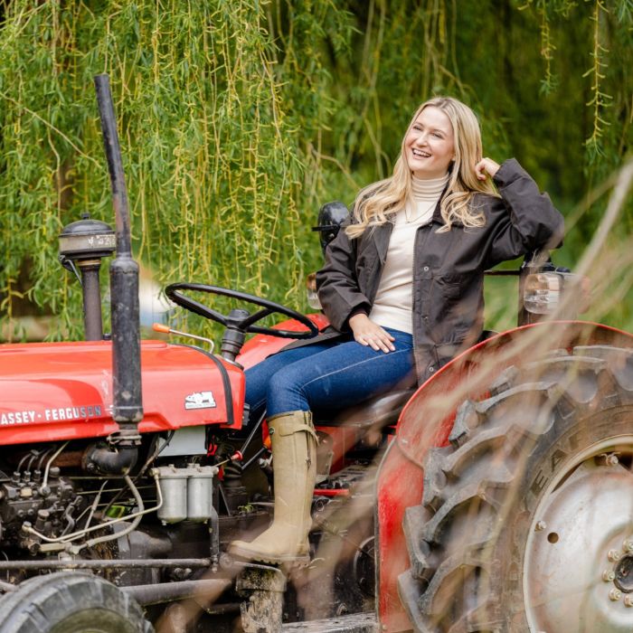 padded wax jacket women's